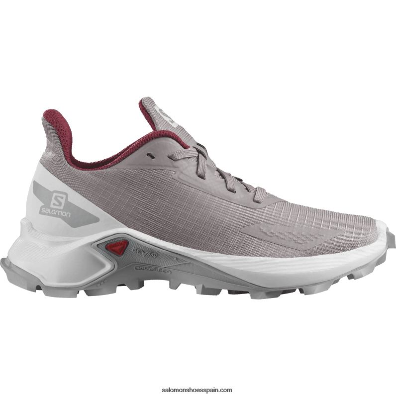 junior - zapatos para niños - alphacross blast Salomon 00B0PZ1350 codorniz/blanco/azul perla
