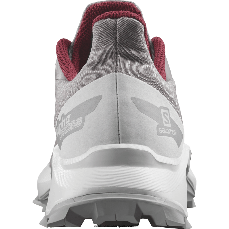 junior - zapatos para niños - alphacross blast Salomon 00B0PZ1350 codorniz/blanco/azul perla