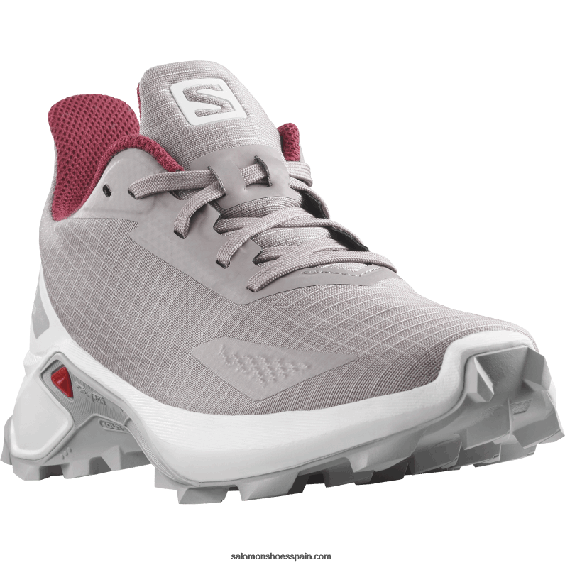 junior - zapatos para niños - alphacross blast Salomon 00B0PZ1350 codorniz/blanco/azul perla