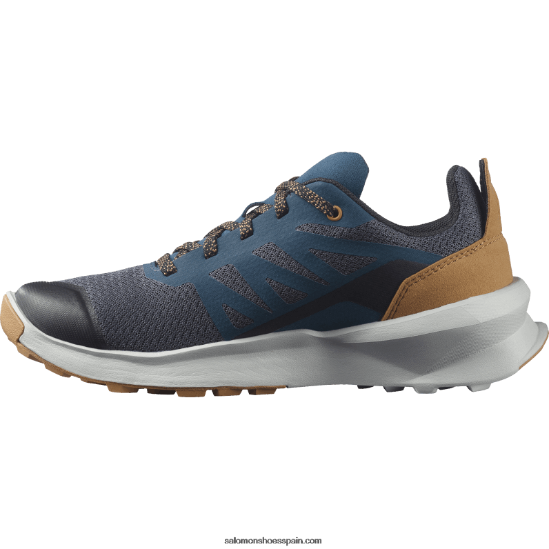 junior - zapatos para niños - patrulla Salomon 00B0PZ1347 imán/azul perla/marrón tabaco