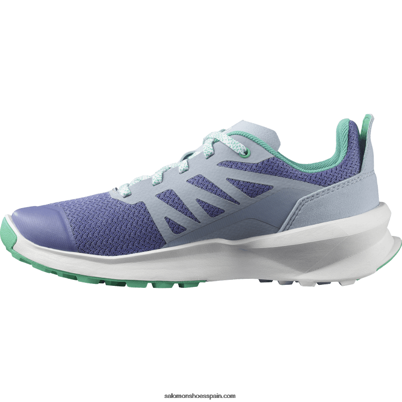 junior - zapatos para niños - patrulla Salomon 00B0PZ1348 terciopelo mañana/azul zen/hoja de menta