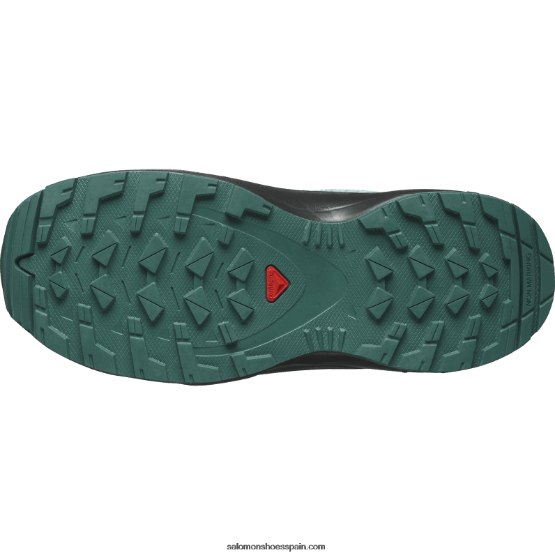 junior - zapatos para niños - xa pro v8 Salomon 00B0PZ1358 stargazer/negro/resplandor azul