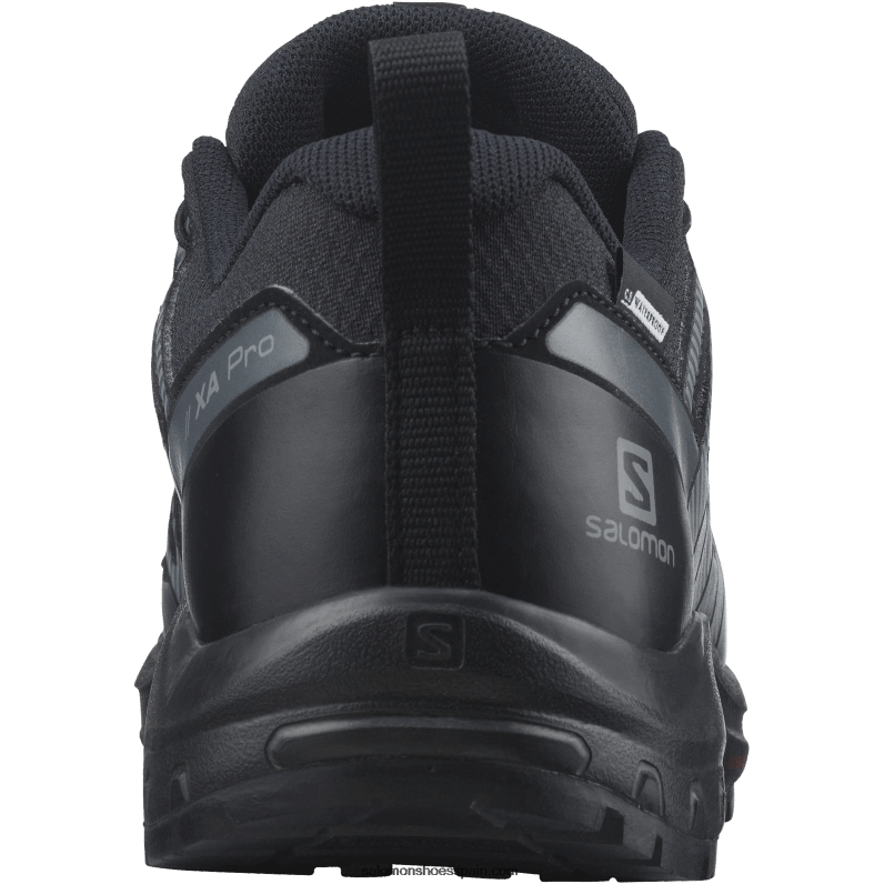 junior - zapatos para niños - xa pro v8 clima waterproof Salomon 00B0PZ1360 negro/ébano