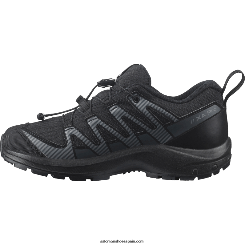junior - zapatos para niños - xa pro v8 clima waterproof Salomon 00B0PZ1360 negro/ébano